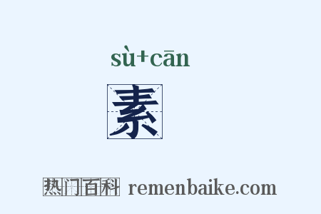 素飡是什么意思的图片